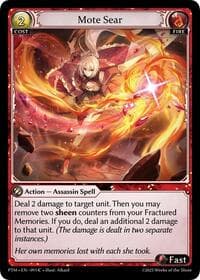 Mote Sear (Curio Foil) - Phantom Monarchs - Grand Archive TCG card