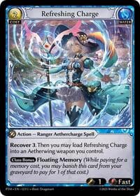 Refreshing Charge (Curio Foil) - Phantom Monarchs - Grand Archive TCG card