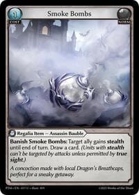 Smoke Bombs (Curio Foil) - Phantom Monarchs - Grand Archive TCG card