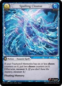 Spalling Cleanse (Curio Foil) - Phantom Monarchs - Grand Archive TCG card