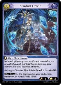 Stardust Oracle (Curio Foil) - Phantom Monarchs - Grand Archive TCG card
