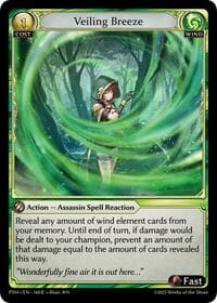 Veiling Breeze (Curio Foil) - Phantom Monarchs - Grand Archive TCG card