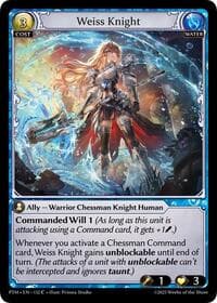 Weiss Knight (Curio Foil) - Phantom Monarchs - Grand Archive TCG card