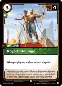 Royal Entourage - Spiritforged - Riftbound: League of Legends Trading Card Game card