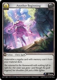 Another Beginning - Merlin Re: Collection, Brilliant Vestige - Grand Archive TCG card