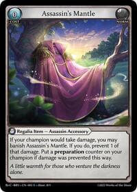 Assassin's Mantle - Merlin Re: Collection, Brilliant Vestige - Grand Archive TCG card