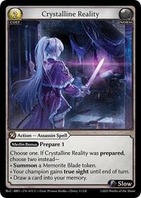 Crystalline Reality - Merlin Re: Collection, Brilliant Vestige - Grand Archive TCG card