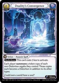 Duality's Convergence - Merlin Re: Collection, Brilliant Vestige - Grand Archive TCG card
