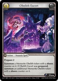 Obelith Escort - Merlin Re: Collection, Brilliant Vestige - Grand Archive TCG card