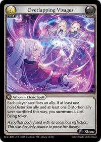 Overlapping Visages (025A) - Merlin Re: Collection, Brilliant Vestige - Grand Archive TCG card