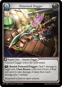 Poisoned Dagger - Merlin Re: Collection, Brilliant Vestige - Grand Archive TCG card