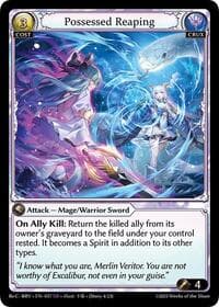 Possessed Reaping - Merlin Re: Collection, Brilliant Vestige - Grand Archive TCG card