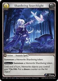 Shardwing Searchlight - Merlin Re: Collection, Brilliant Vestige - Grand Archive TCG card