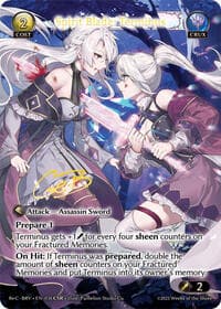 Spirit Blade: Terminus (CSR) - Merlin Re: Collection, Brilliant Vestige - Grand Archive TCG card