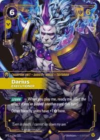 Darius, Executioner (Overnumbered) - Spiritforged - Riftbound: League of Legends Trading Card Game card