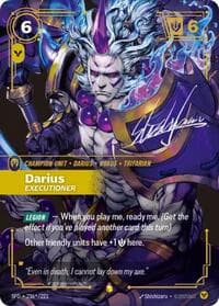 Darius, Executioner (Signature) - Spiritforged - Riftbound: League of Legends Trading Card Game card