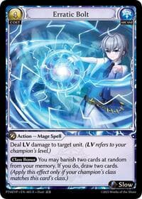 Erratic Bolt - Phantom Monarchs Event Pack - Grand Archive TCG card