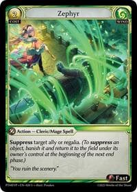 Zephyr - Phantom Monarchs Event Pack - Grand Archive TCG card