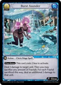 Burst Asunder - Phantom Monarchs Event Pack - Grand Archive TCG card