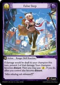 False Step - Phantom Monarchs Event Pack - Grand Archive TCG card