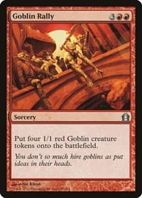 Goblin Rally - Return to Ravnica - Magic: The Gathering card
