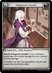Safeguard Amulet - Phantom Monarchs Event Pack - Grand Archive TCG card