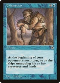 Exhaustion - Portal - Magic: The Gathering card