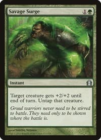 Savage Surge - Return to Ravnica - Magic: The Gathering card