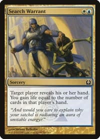 Search Warrant - Return to Ravnica - Magic: The Gathering card