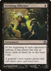 Shrieking Affliction - Return to Ravnica - Magic: The Gathering card
