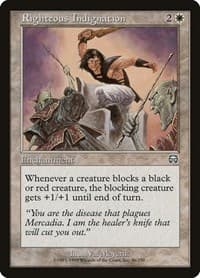 Righteous Indignation - Mercadian Masques - Magic: The Gathering card