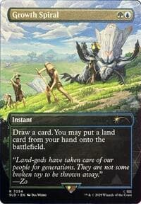 Growth Spiral (7054) - Secret Lair Drop Series - Magic: The Gathering card