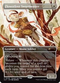 Flowerfoot Swordmaster - Secret Lair Showdown - Magic: The Gathering card