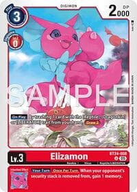 Elizamon - Time Stranger - Digimon Card Game card