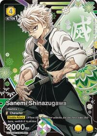 Sanemi Shinazugawa (022) (U**) - UEX05BT: Demon Slayer: Kimetsu no Yaiba Vol.2 - Union Arena card