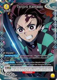 Tanjiro Kamado (002) (SR*) - UEX05BT: Demon Slayer: Kimetsu no Yaiba Vol.2 - Union Arena card