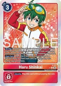 Haru Shinkai (Official Store Tournament 2026 Vol. 1 Winner) - Digimon Promotion Cards - Digimon Card Game card