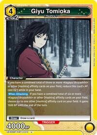Giyu Tomioka - UEX05BT: Demon Slayer: Kimetsu no Yaiba Vol.2 - Union Arena card