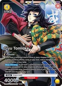 Giyu Tomioka (U**) - UEX05BT: Demon Slayer: Kimetsu no Yaiba Vol.2 - Union Arena card