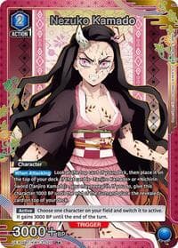 Nezuko Kamado (020) (R*) - UEX05BT: Demon Slayer: Kimetsu no Yaiba Vol.2 - Union Arena card