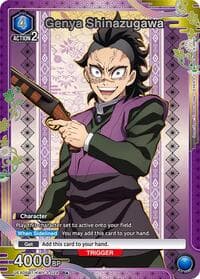 Genya Shinazugawa (024) (R*) - UEX05BT: Demon Slayer: Kimetsu no Yaiba Vol.2 - Union Arena card