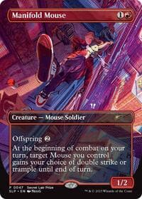 Manifold Mouse - Secret Lair Showdown - Magic: The Gathering card