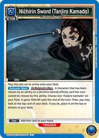 Nichirin Sword (Tanjiro Kamado) - UEX05BT: Demon Slayer: Kimetsu no Yaiba Vol.2 - Union Arena card