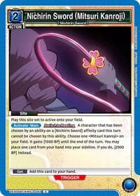 Nichirin Sword (Mitsuri Kanroji) - UEX05BT: Demon Slayer: Kimetsu no Yaiba Vol.2 - Union Arena card