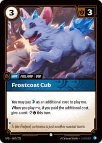 Frostcoat Cub - Spiritforged - Riftbound: League of Legends Trading Card Game card