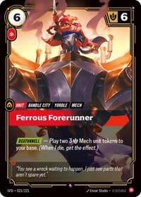 Ferrous Forerunner - Spiritforged - Riftbound: League of Legends Trading Card Game card