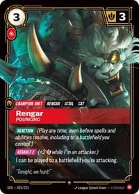 Rengar, Pouncing - Spiritforged - Riftbound: League of Legends Trading Card Game card