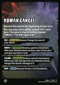 ROMAN CANCEL - GUILTY GEAR -STRIVE- - UniVersus card
