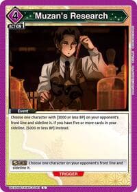 Muzan's Research - UEX05BT: Demon Slayer: Kimetsu no Yaiba Vol.2 - Union Arena card