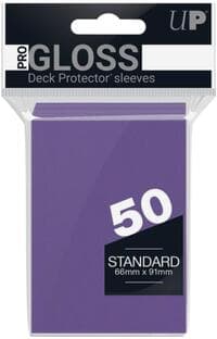 PRO-Gloss Standard Deck Protectors - Purple (50-Pack) (Modern Logo) - Ultra Pro Card Sleeves - Card Sleeves card